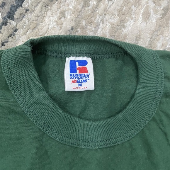 Vintage‎ 90s Russell Athletic Saint Margaret Mary Soccer #78 Green Made USA Sz M - Picture 2 of 5